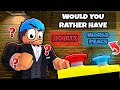 This or That | Roblox | 1 MILLION ROBUX OR WORLD PEACE?