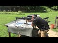 Antoine shooting (and then breaking) the HK21