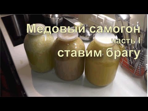 ✅ Рецепт медового самогона (медовой водки). Часть 1. Брага.