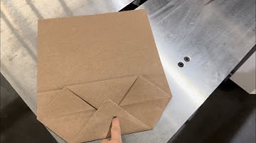 Hexagonal Bottom| B330 Square Bottom Paper Bag Making Machine Testing Video before shipment