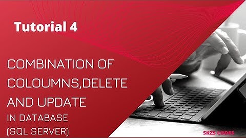 SQL Aliases(Combination of Columns), Delete and Update in sql server #delete #update #database