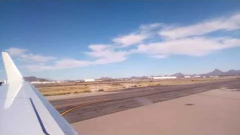 Rough Landing In Tucson On Arizona One - Southwest Airlines - DEN-TUS -  Boeing 737-7H4 - N955WN