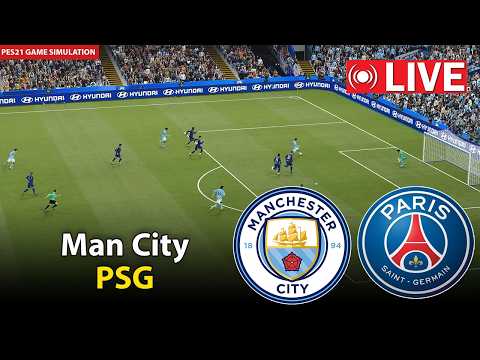 Man City vs PSG | UEFA Champions League 2026 | eFootball PES21 Simulation
