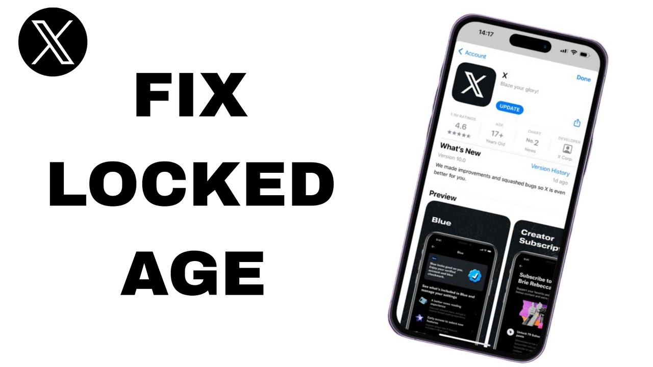 How To Fix And Solve X App Locked Age | Final Solution - YouTube
