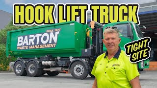 Hook Lift Truck: Skip Swap Obstacle Run