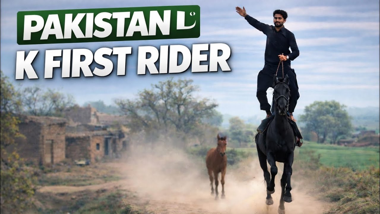 Pakistan K First Rider 😱🔥 | Black Horse Power