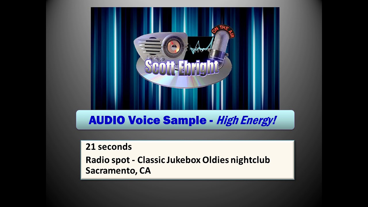 Voice sample Classic Jukebox radio spot YouTube