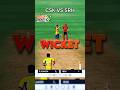 CSK VS SRH 😈 Hetrick wicket ✌️ power of CSK 💪 #cskvssrh #ipl2026 #gaming #indiancricketgame #shorts
