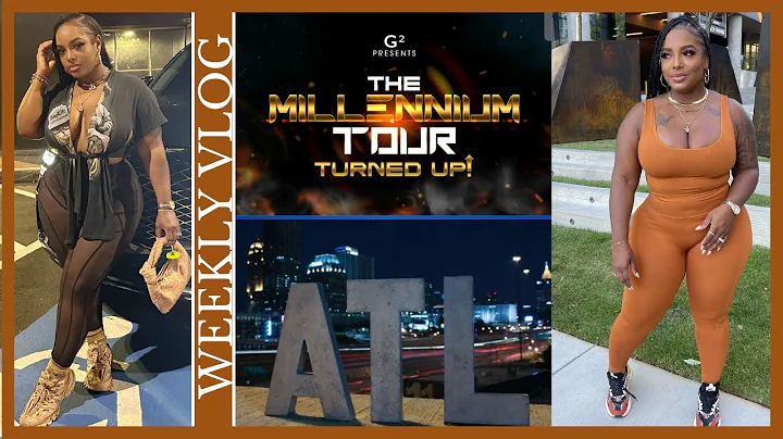 VLOG | BACK IN ATL AGAIN + MILLENNIUM TOUR 2022 + ...