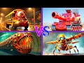 ℹ️ 🚀 EPIC Tiles Hop Battle | School Bus vs Train Eater (Impossible!)