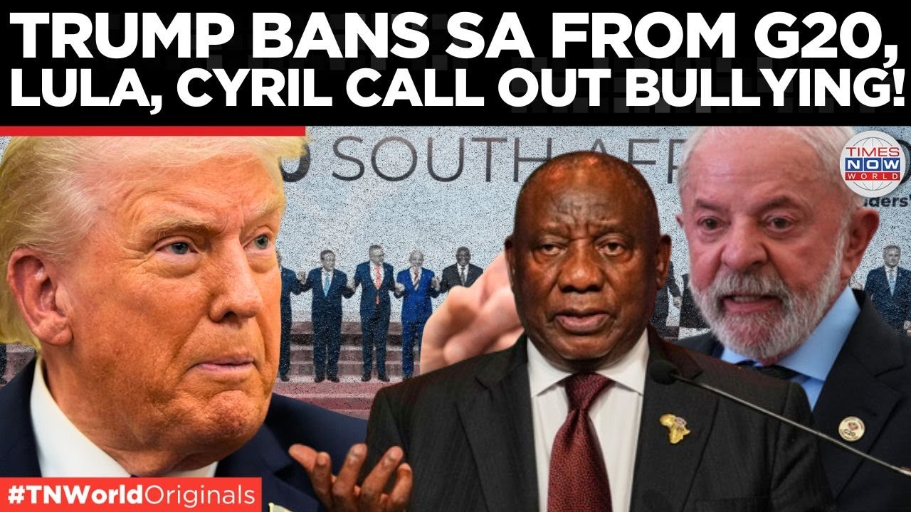 Ramaphosa, Lula SLAM Trump's "Misinformation" After G20 Ban Announcement