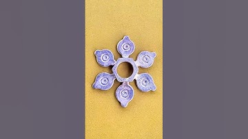 I metal cast this beautiful design using simple metal casting technique