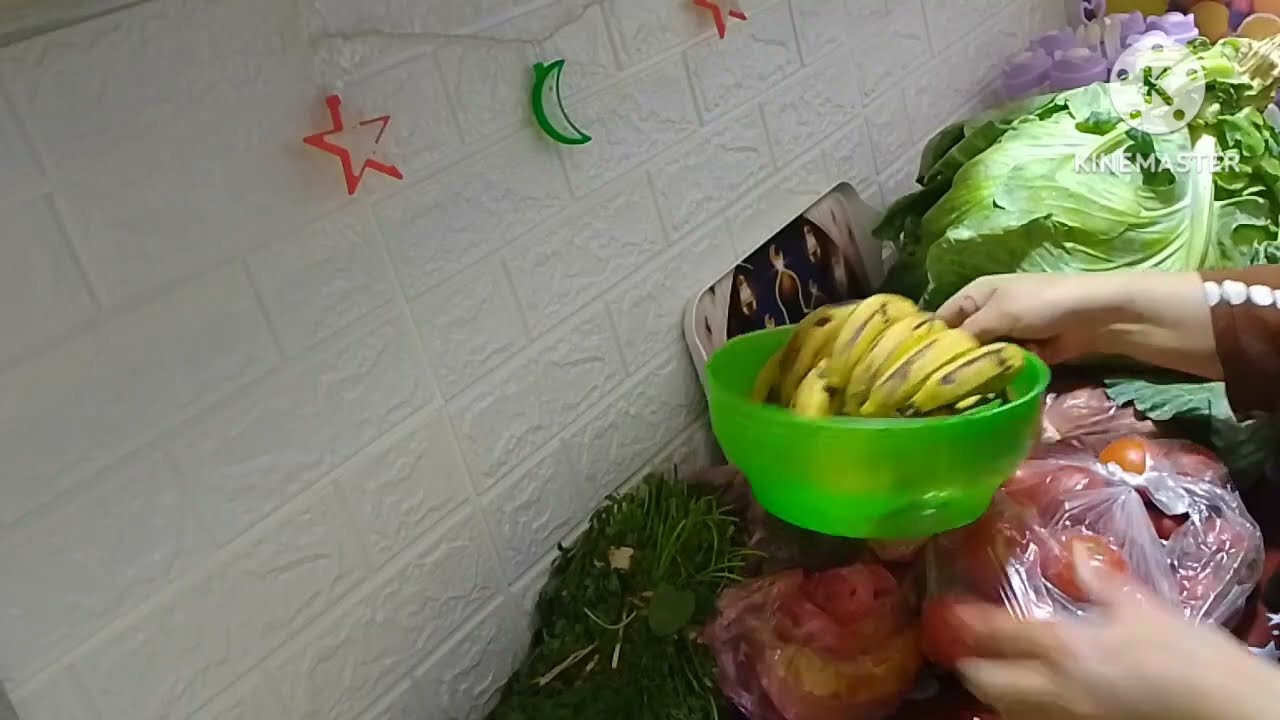 روتين مشتريات السوق 🤎