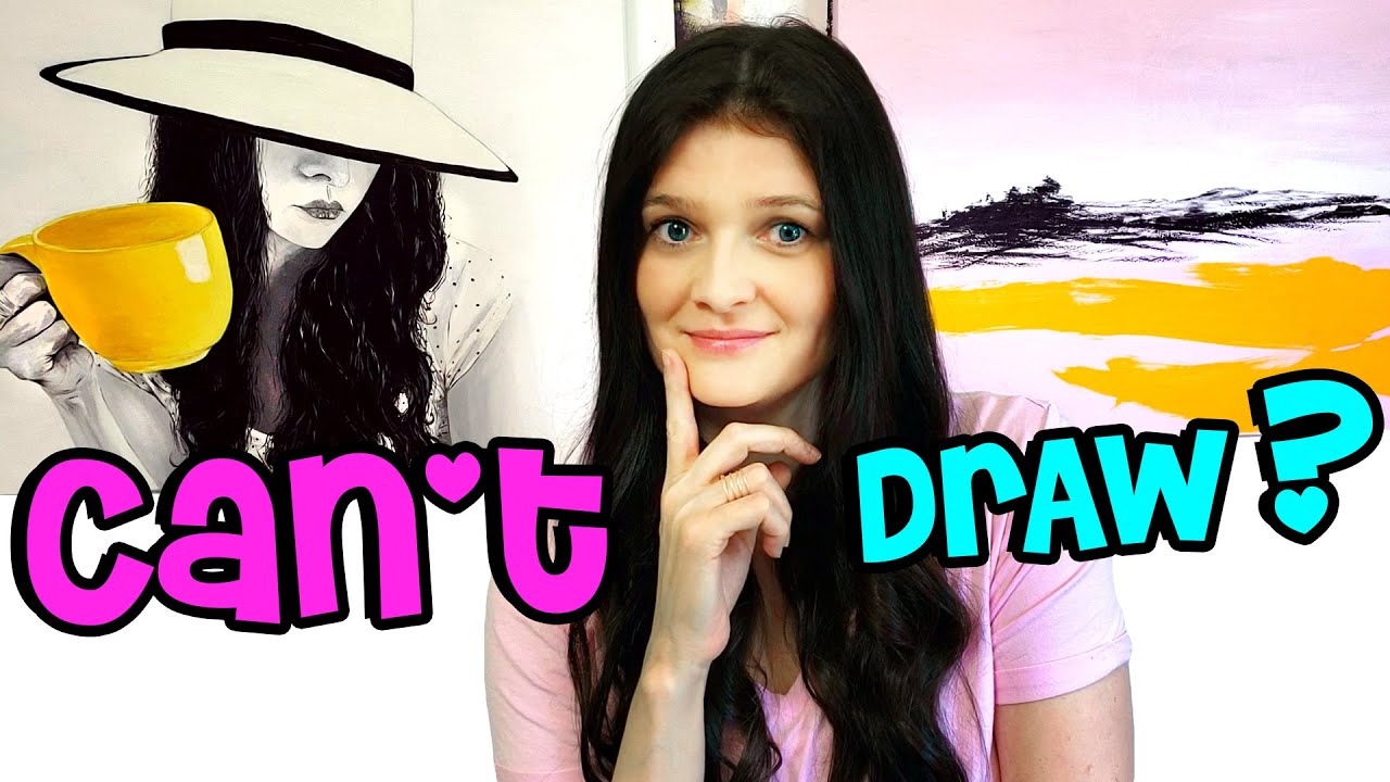How to Paint if you CAN’T Draw 🎨 Acrylic Painting Tips for Beginners ...