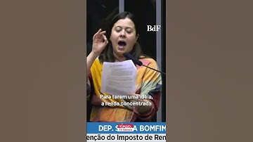 ‘Eles é que precisam pagar a conta da crise’, diz a deputada Sâmia Bomfim