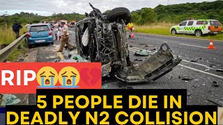 Breaking News: 5 People Die in Deadly N2 Collision | KwaZulu-Natal 💔
