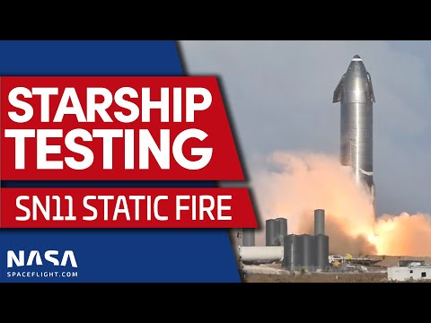 LIVE: Starship SN11 Static Fire Test
