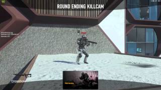 COD: Advanced Warfare Gun Game Across the map Crossbow kill
