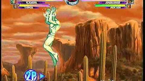 MvC2: Iron Man 5-Hit AAA & Iceman/Thanos 100% Combo