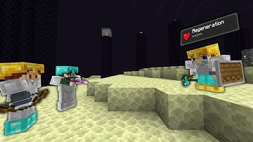 Minecraft Manhunt, But When I Crouch I Get Regeneration