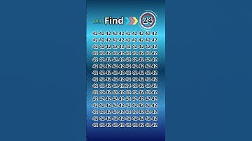Eye Test Challenge: Can You Find the 24? #quizmeplztv #quiztime #quiz