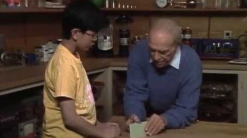 Can You Balance A Washer On A Notecard? - Mr. Wizard