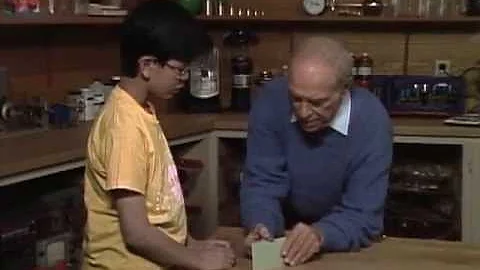 Can You Balance A Washer On A Notecard? - Mr. Wizard's Everyday Magic