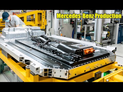 मर्सिडीज बेंज बैटरी सिस्टम मर्सिडीज EQC के लिए उत्पादन लाइन