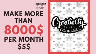 How to Make Quote Coloring Book for Amazon Kdp With Free Software and Make More Than 8000$ Per Month