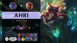 Ahri Mid vs Annie - KR Master Patch 14.10