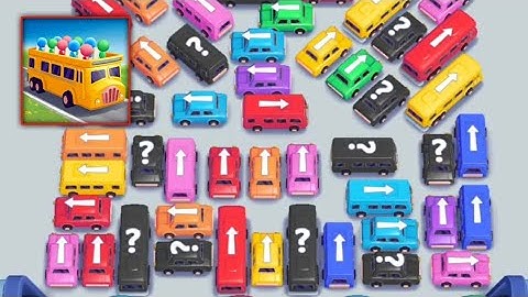 Bus Out Level 35 Game Walkthrough || Bus Out - Bus Jam Puzzle Game