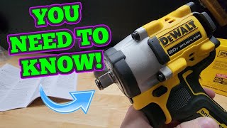 What You Need To Know About This DeWALT 20V Impact Wrench!