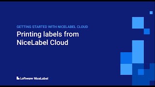 Printing labels from NiceLabel Cloud screenshot 5