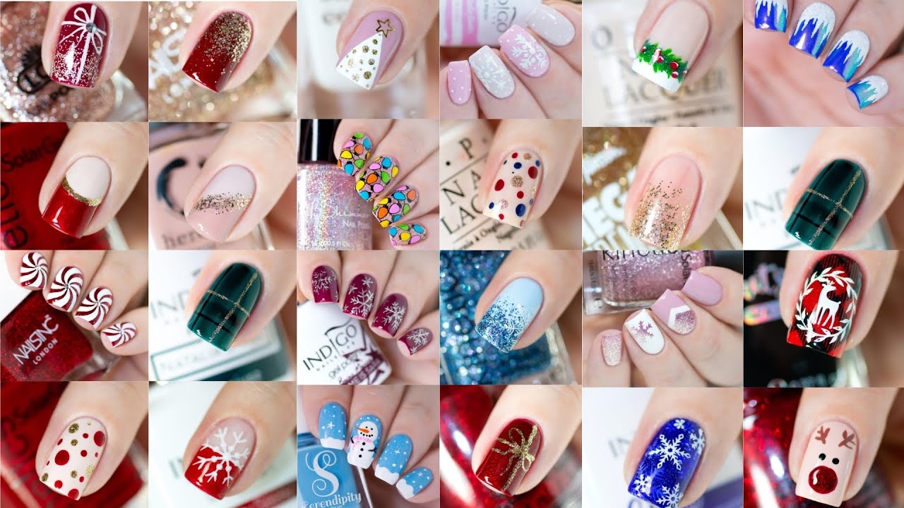 12 Newest Christmas Nail Art Ideas To Try - SoNailicious