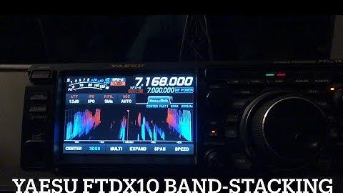 Yaesu FTdx10: Bandstacking (Video #3 in deze serie) #hamradio #yaesu #ftdx10 #bandstacking