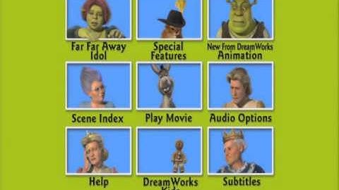 Shrek 2 DVD Menu  with Donkey