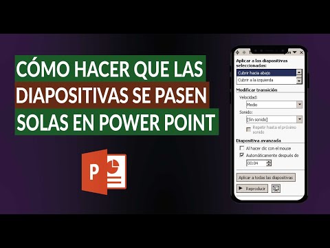 Cómo Hacer que las Diapositivas se Pasen Solas de Forma Automática en PowerPoint