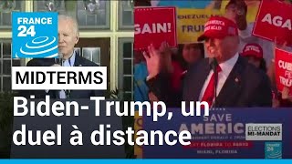 Midterms aux Etats-Unis : duel à distance entre Joe Biden et Donald Trump • FRANCE 24