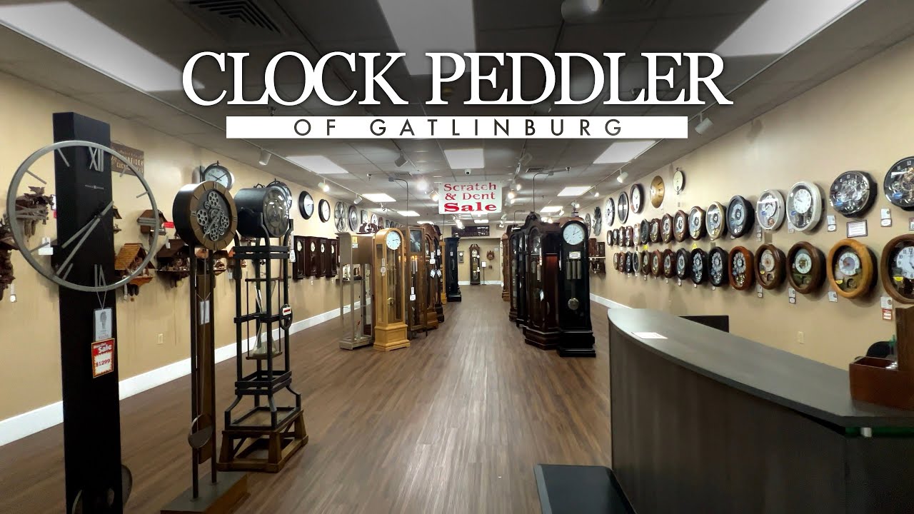 Clock Peddler Of Gatlinburg: Clock Shop Tour | September 2024