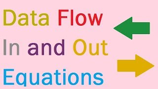 How to Compute Data Flow In and Out Equations from the given Graph