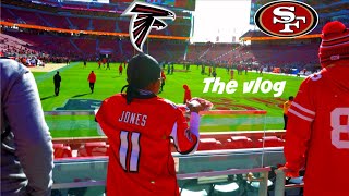Falcons vs 49ers vlog Game day at Levi Stadium