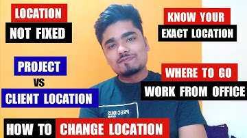 Location in Wiprô TCS | How to Change Location | Client vs Base Location