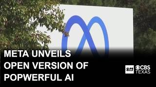 Meta unveils an open version of its most powerful AI model
