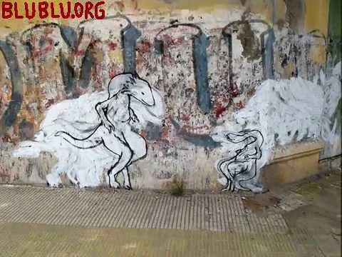 Video: „Blu“03 BIG BANG BIG BOOM: Tarptautinė Animacija Ant Sienos - „Matador Network“