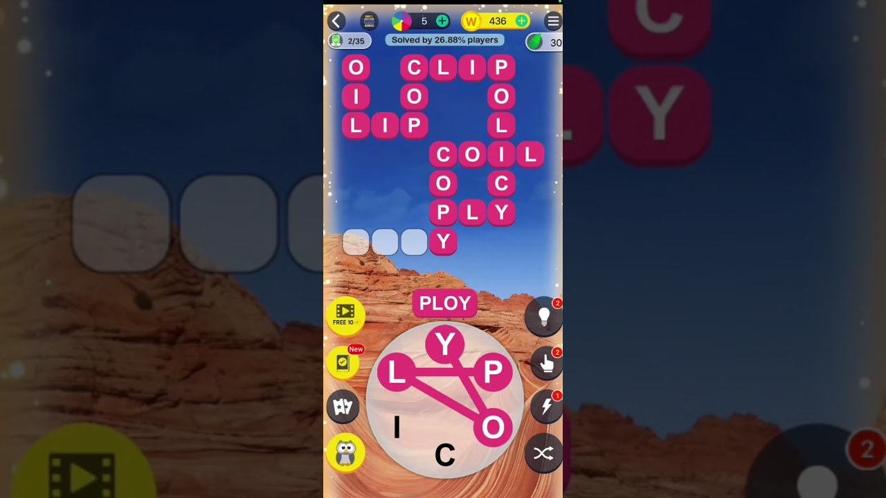 CrossWord Jam Level 91 to 110 (United States)