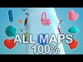 paper io 3D ( ALL MAPS 100% )