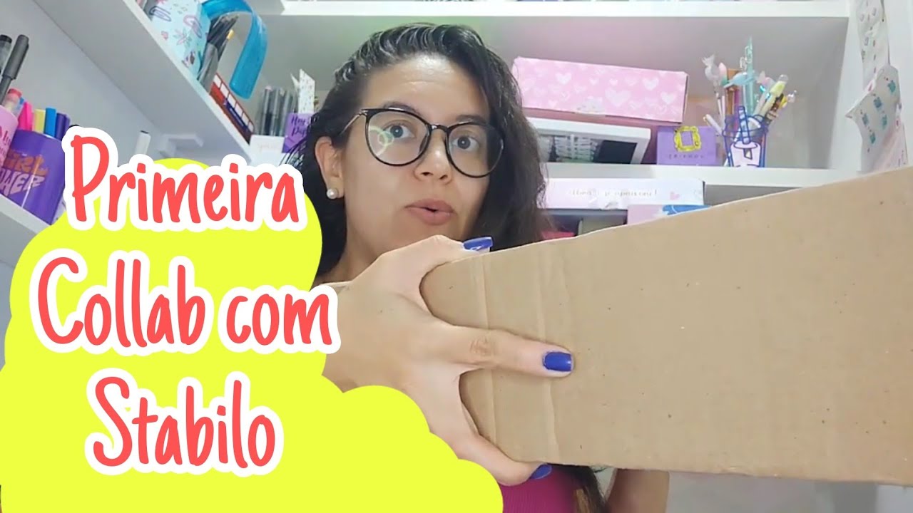 Unboxing Paper Box Clube Mega Max Laranja lima - Collab stabilo tema PicNic