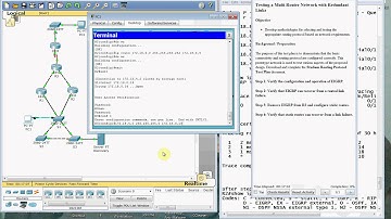 Testing a Multi Router Network with Redundant Links 7 2 4