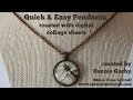 Quick &amp; Easy Pendant using Digital Collage Sheets