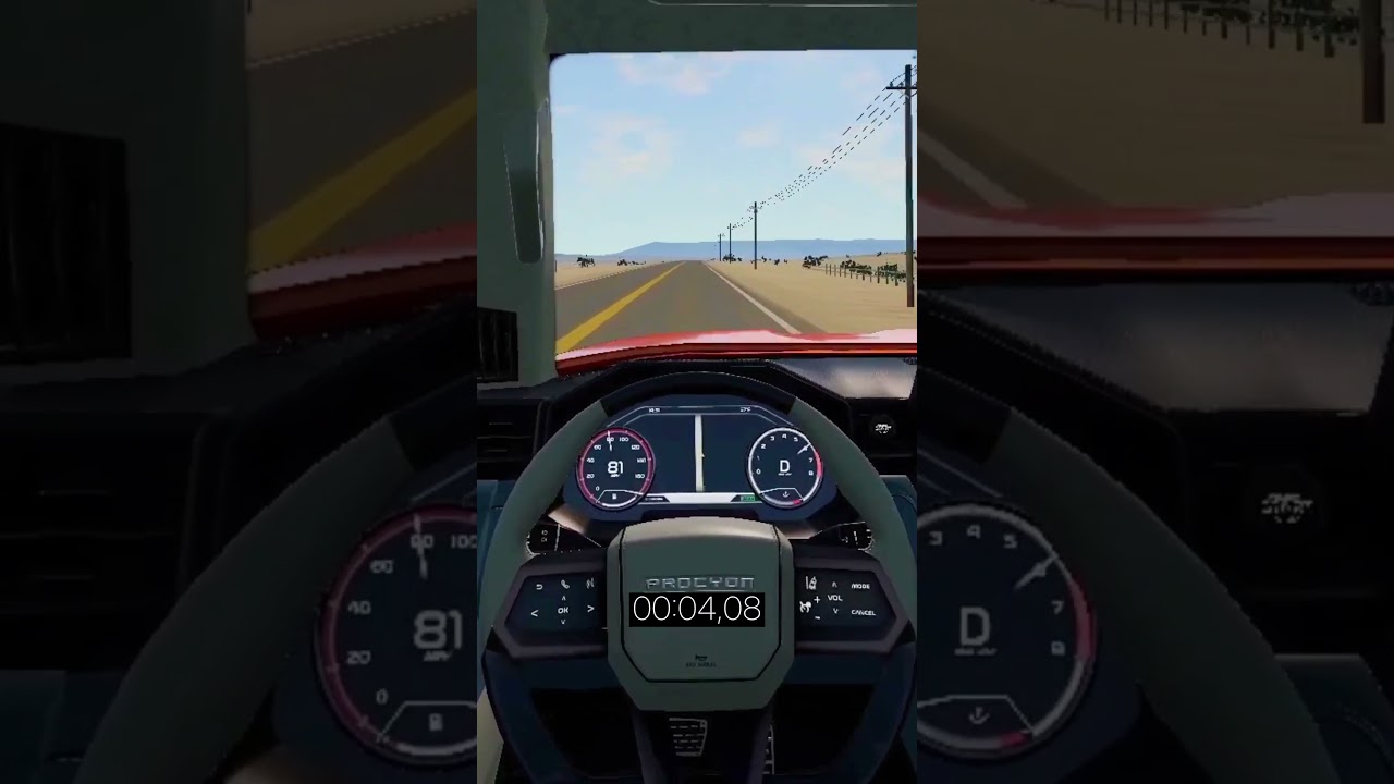 Procyon Centaury S520T 0-60 LAUNCH | BeamNG Mods